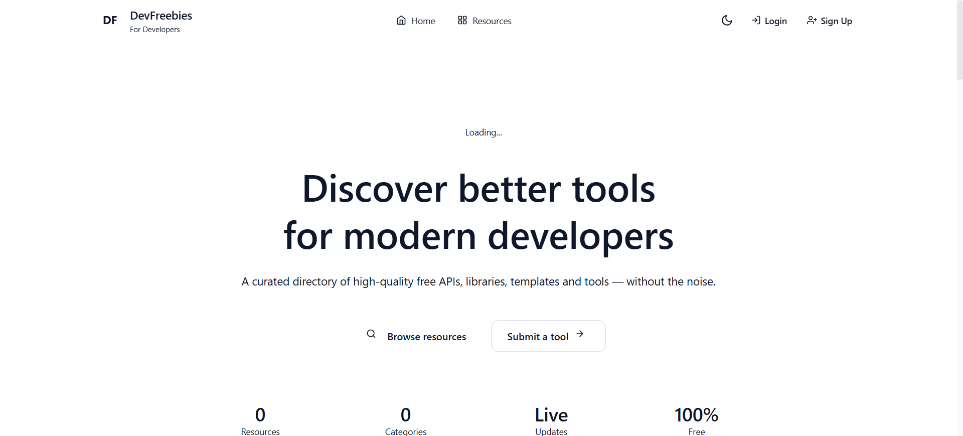 DevFreebies — Free Tools & Resources for Developers